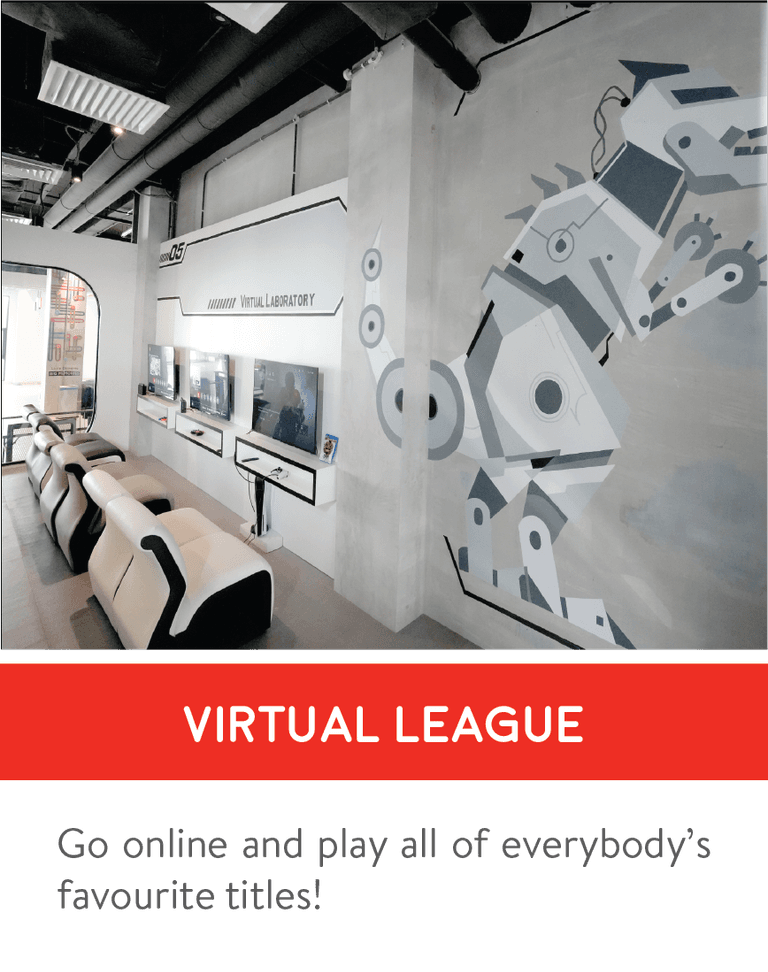 Virtual League — Go online and play all of everybody's favourite titles!