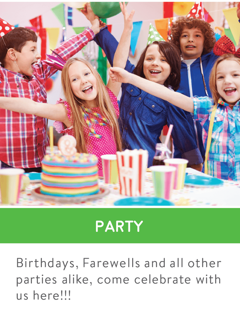 Children celebrating together at a birthday party